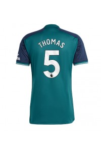Arsenal Thomas Partey #5 Jalkapallovaatteet Kolmaspaita 2023-24 Lyhythihainen